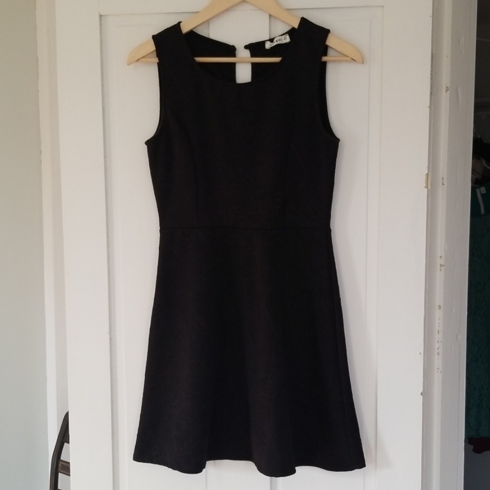 Simple black dress